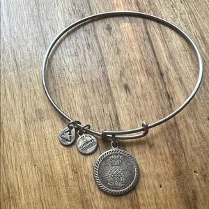 Silver Alex and Ani bangle